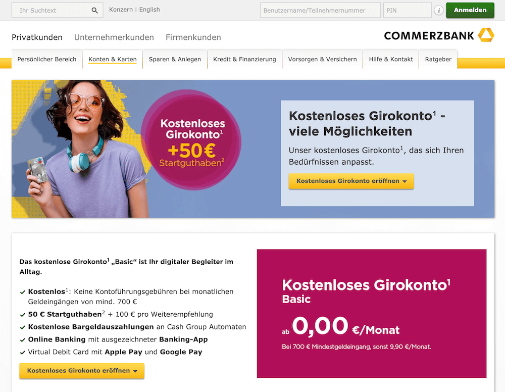 Commerzbank Gemeinschaftskonto